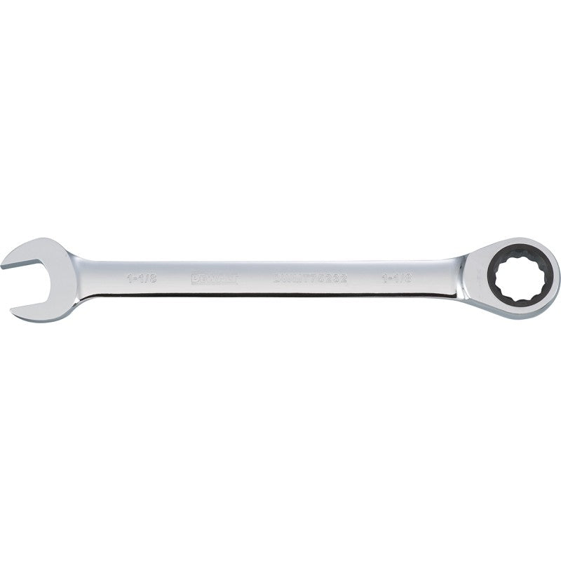 DEWALT DWMT75232OSP Combination Wrench, SAE, 1-1/8 in Head, 14-1/8 in L, Chrome