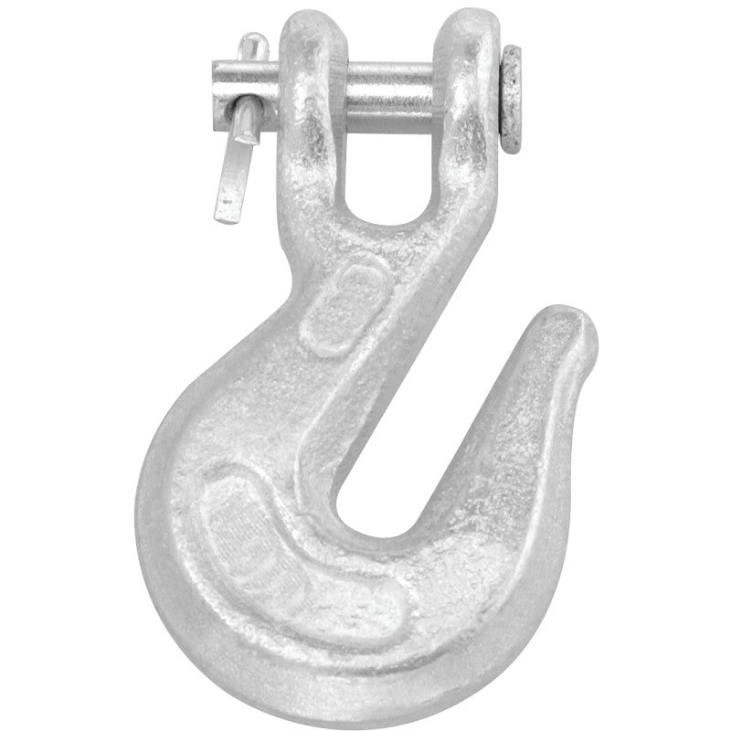 Campbell T9501824 Clevis Grab Hook, 1/2 in, 9200 lb Working Load, 43 Grade, Steel, Zinc