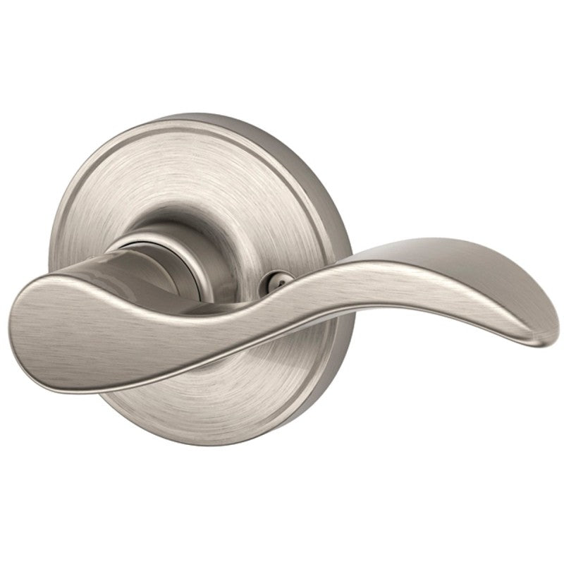 Schlage J Series J170SEV619RH Right Hand Dummy Lever, Mechanical Lock, Satin Nickel, Metal, Residential, Right Hand