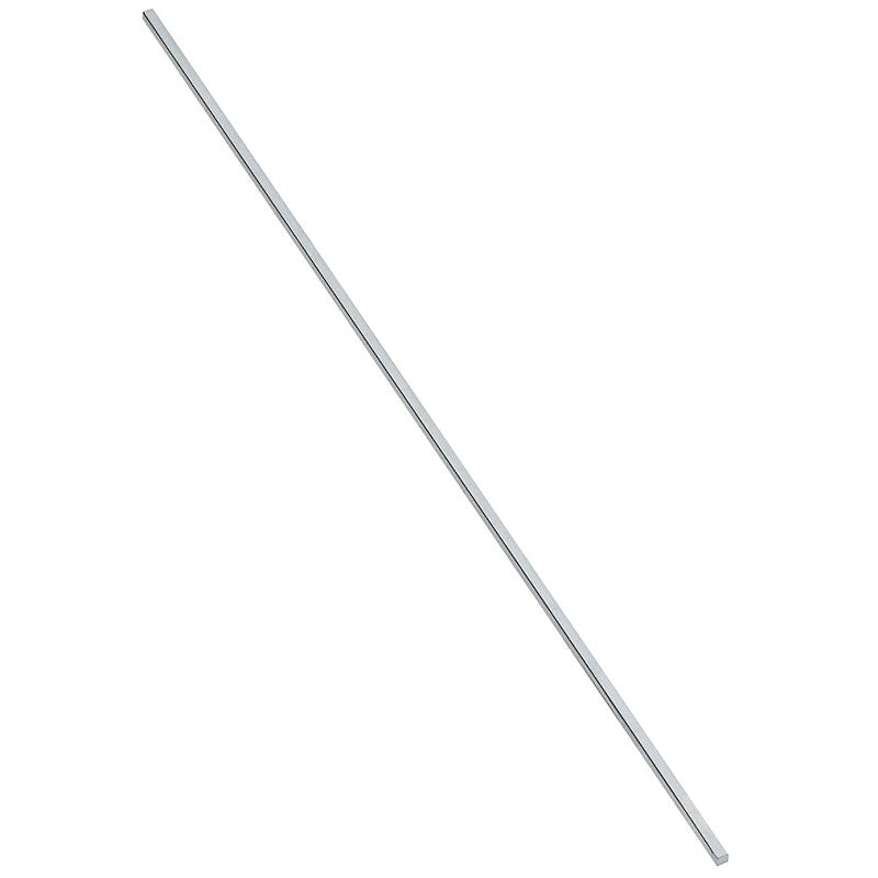 National Hardware 4030BC Series N180-158 Key Stock, 1/8 in W, 1/8 in H, 12 in L, Steel, Zinc