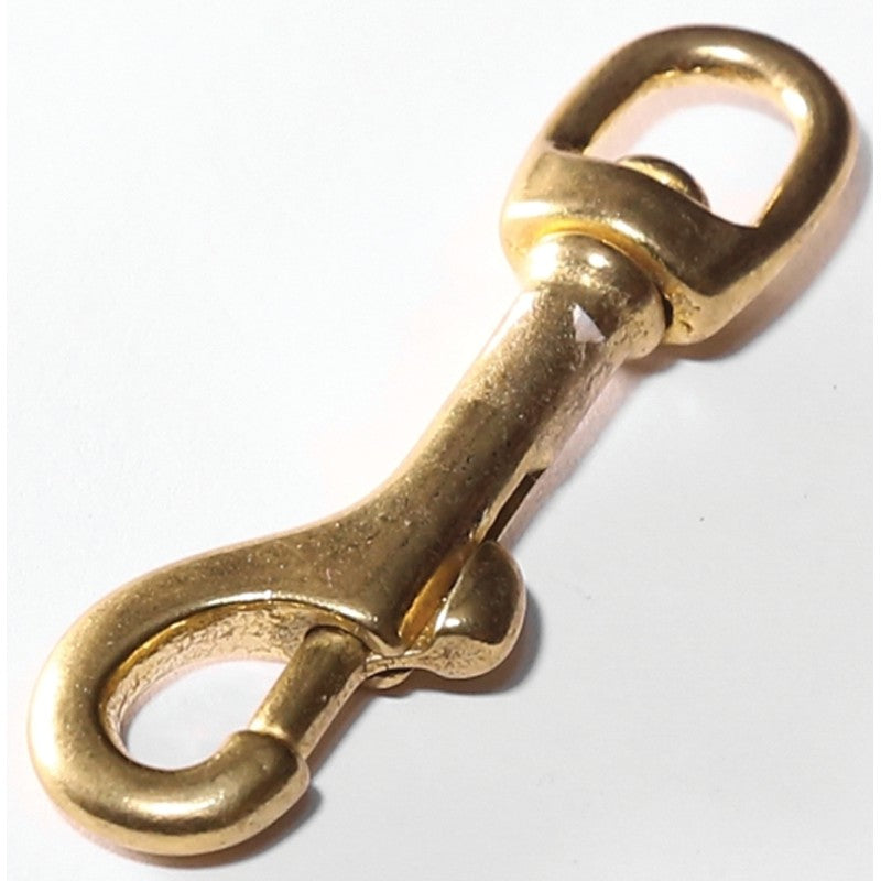 Baron 5025B-3/8 Bolt Snap, 1/4 in Snap Opening, 3 in L Dimensions, 80 lb Working Load, Bronze, Polished