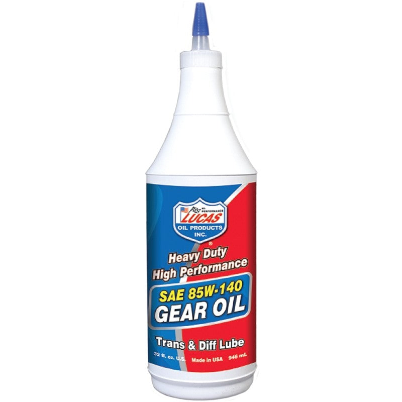 Lucas Oil 10042 Gear Oil, 85W-140, 1 qt Bottle (Pack of 12)