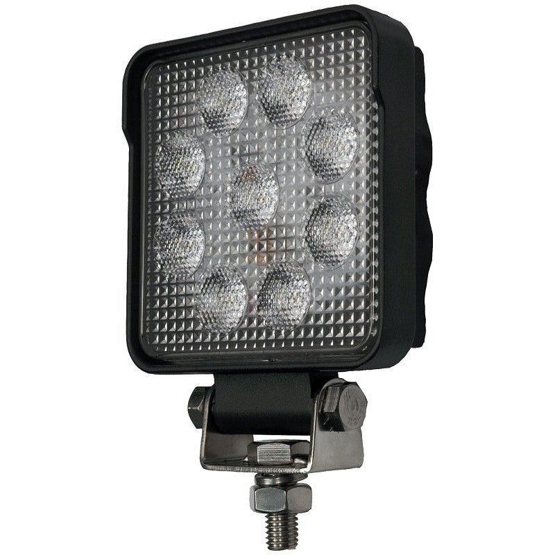 PM Great White Series V910-MV Square Work Light, 13.5/28 V, LED Lamp, White