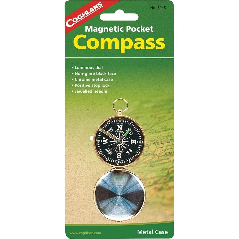Coghlan's 8048 Pocket Compass, Magnetic, Metal