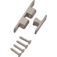 Double Ball Catch 2 Inch Solid Brass Satin Nickel