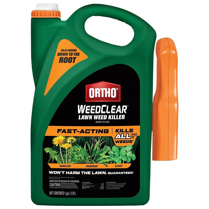 Ortho WEEDCLEAR 0448105 Weed Killer, Liquid, 1 gal Bottle