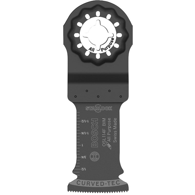 Bosch Starlock OSL114F Oscillating Blade, Bi-Metal, 1-1/4 in, 1/PK