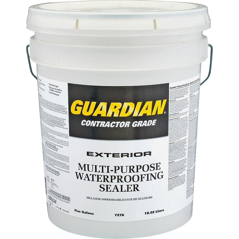 Valspar 72765GAL Waterproofing Sealer, Liquid, Clear, 5 gal, Pail