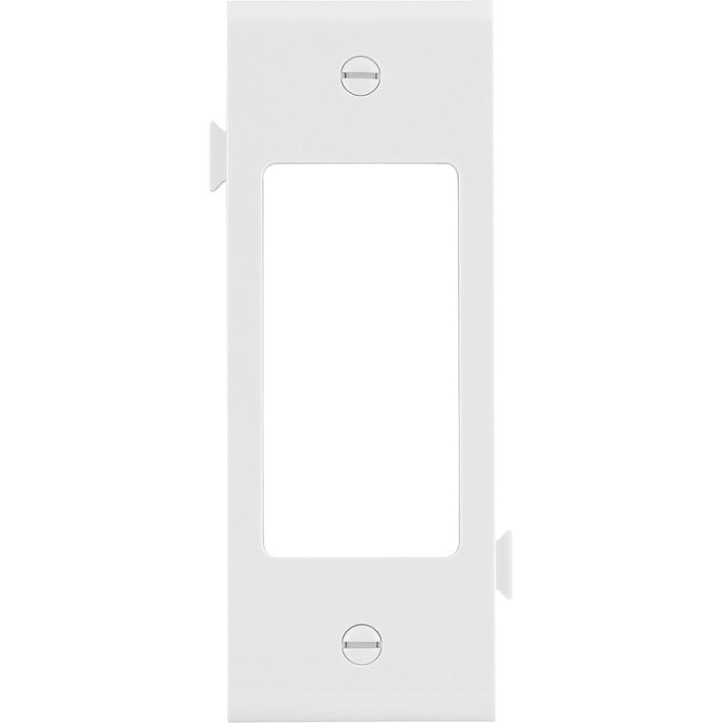 Eaton Cooper Wiring STC26 STC26W Wallplate, 4-1/2 in L, 2-3/4 in W, 1 -Gang, Polycarbonate, White, High-Gloss