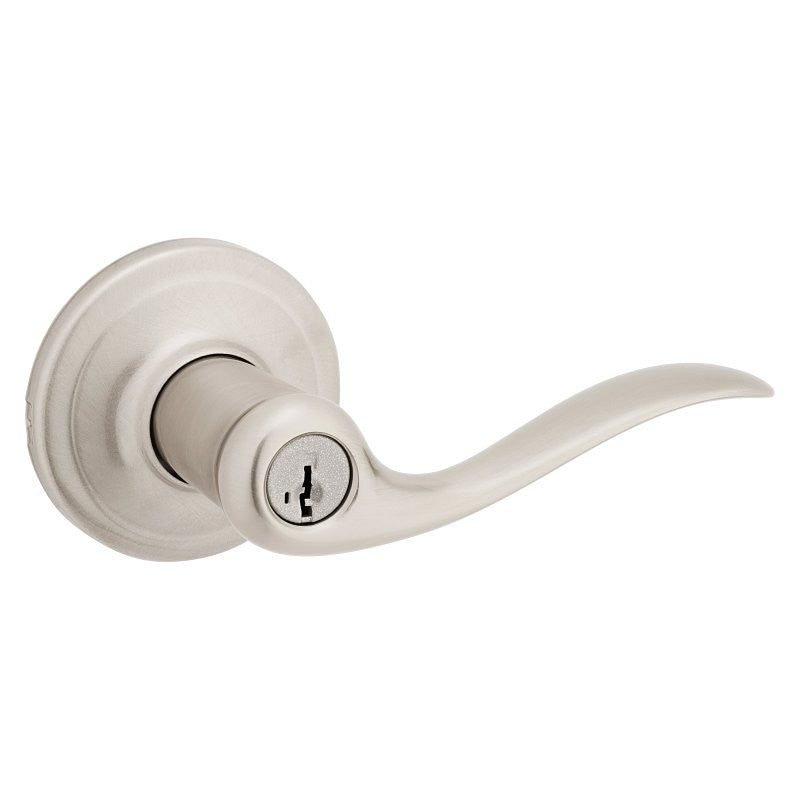 Kwikset Signature Series 740TNL 15 SMT 6AL RCS Entry Lever, Satin Nickel, Zinc, Residential, Reversible Hand, 2 Grade