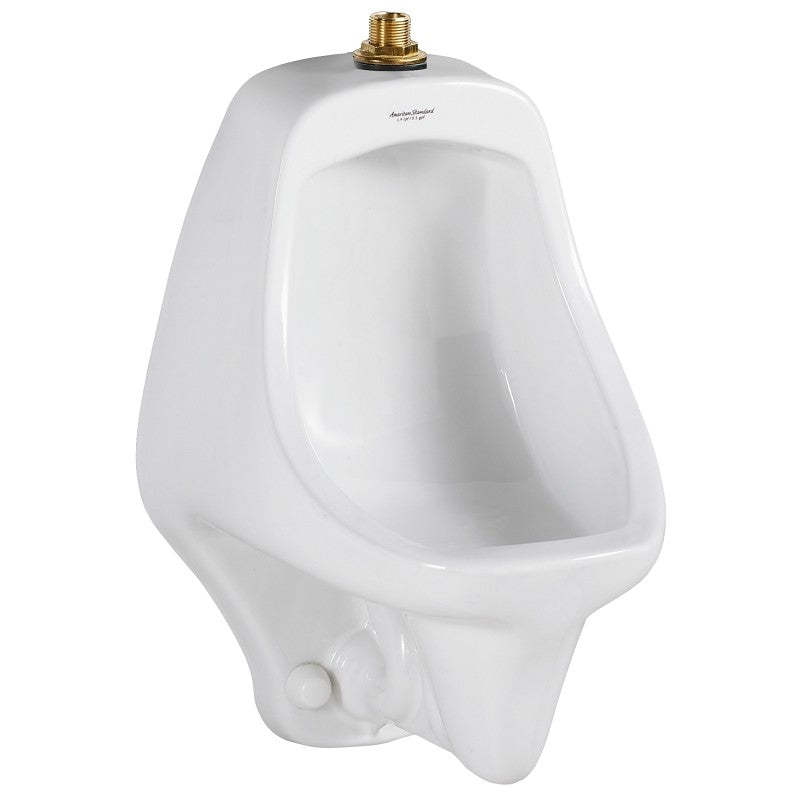 American Standard Allbrook Series 6550.001.020 Urinal, 0.5 to 1 gpf, Vitreous China, White, Wall Mounting