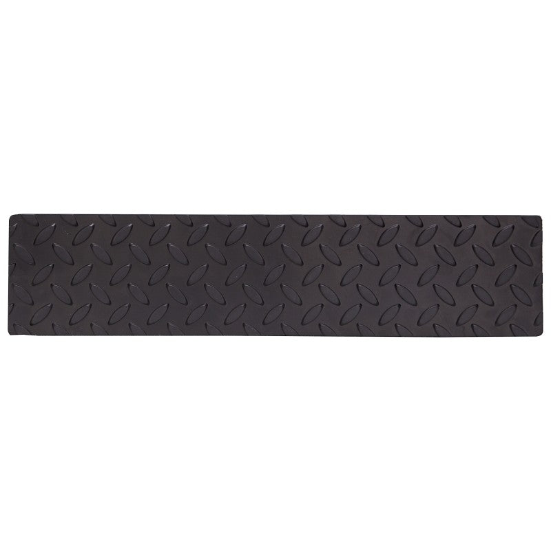 ProSource FH64091 Safety Tread, 17 in L, 4 in W, Diamond Pattern, Rubber (Pack of 12)