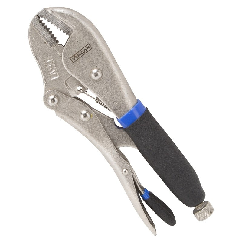 Vulcan JL-NP021 Locking Plier, 7 in OAL, Molded Grip Handle