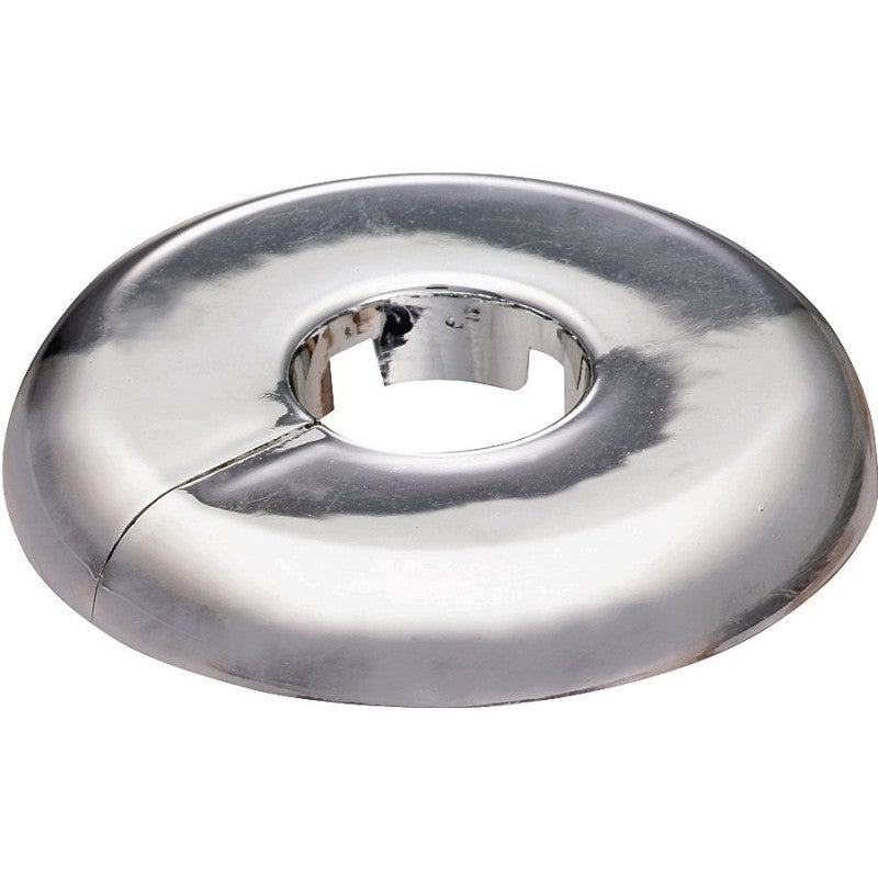 Plumb Pak PP811-34 Floor and Ceiling Plate, 3-1/2 in OD, For: 3/4 in Copper Pipes, Plastic, Chrome