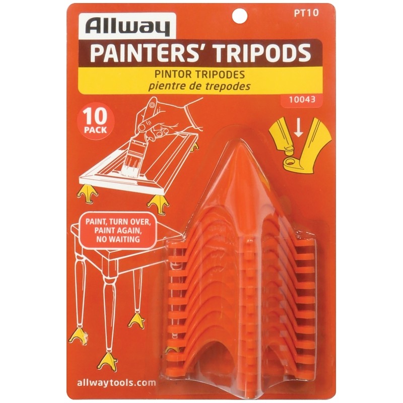 ALLWAY PT10 Painter's Tripod, Celcon Polyoxymethylene (Pack of 6)