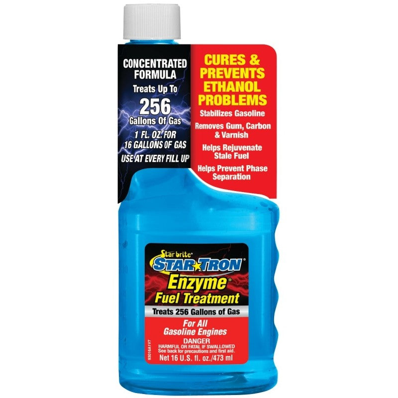 Star brite Star Tron 93016 Enzyme Fuel Treatment, 16 oz Bottle