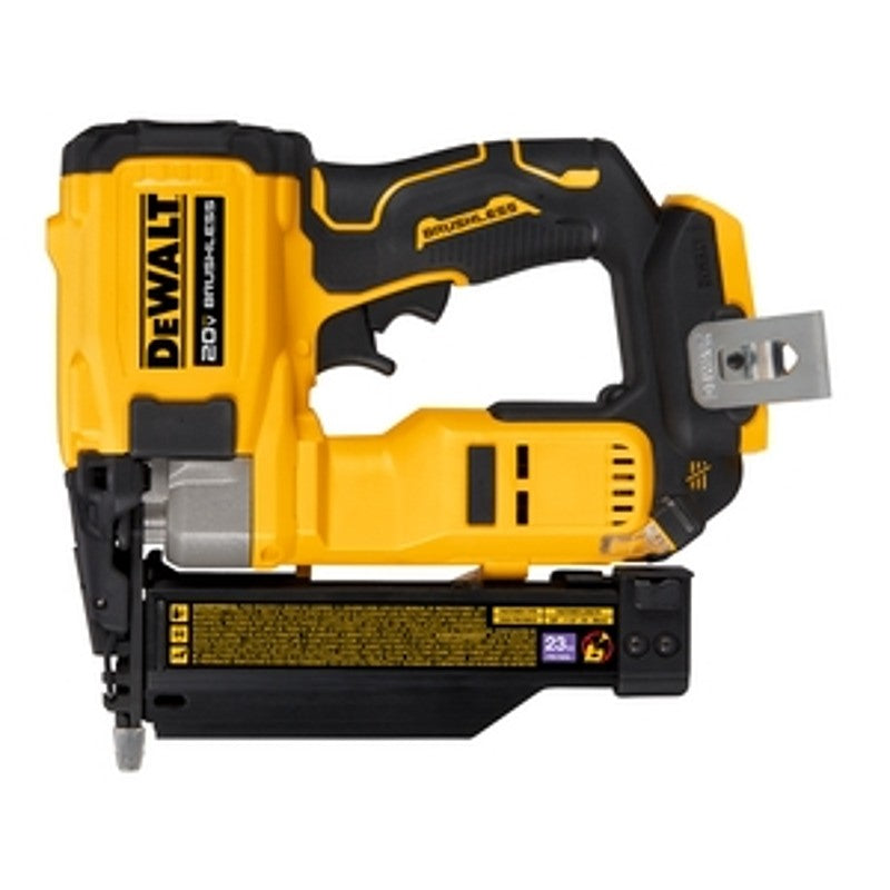 DEWALT ATOMIC COMPACT Series DCN623B Cordless Pin Nailer, Tool Only, 20 V, 110 Magazine, Fastener Collation, 23 ga Nail