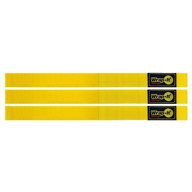 Wrap-It Storage 103-BS-12YE Cord and Rope Organizer, 1 in W, 12 in L, Polypropylene, Yellow