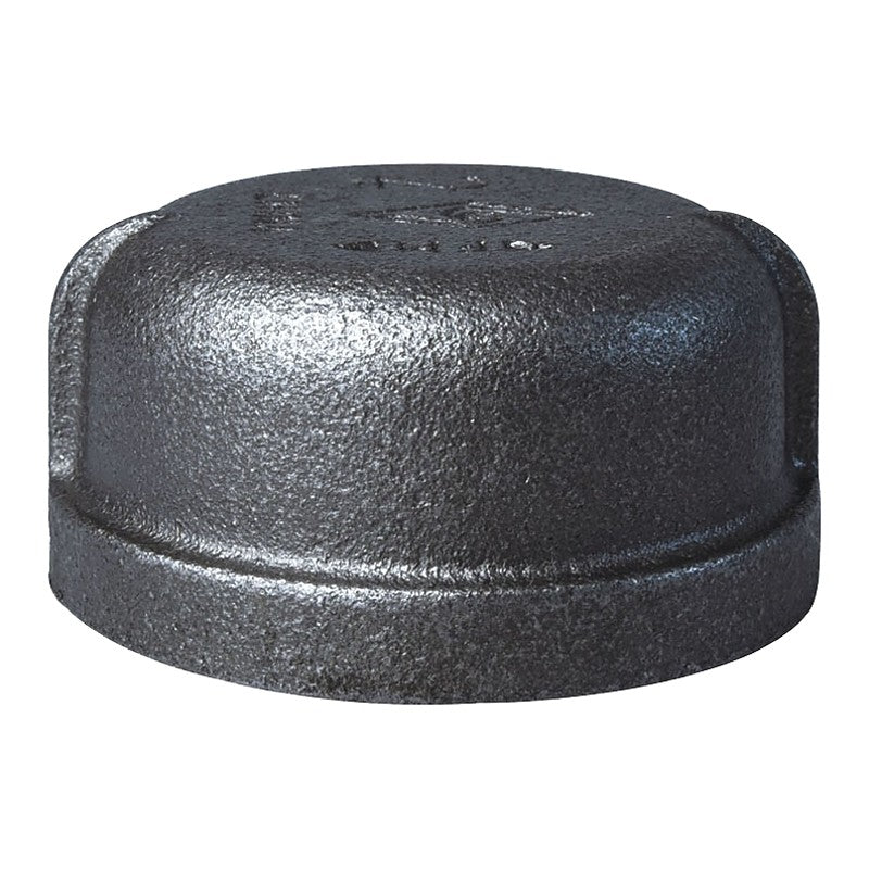 ProSource 18-2B Pipe Cap, 2 in, FIP, Malleable Iron, 40 Schedule, 300 psi Pressure