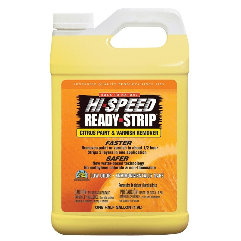 Sunnyside 65664 Paint/Varnish Remover, Creamy Gel, Mild, 0.5 gal