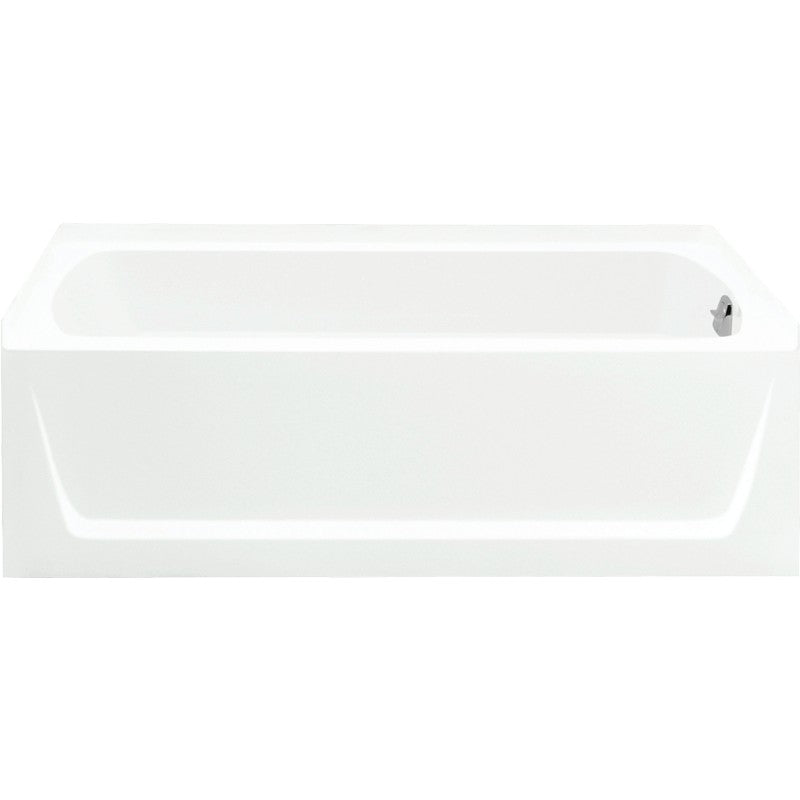 Sterling Ensemble 71171120-0 Bathtub, 44 gal Capacity, 60 in L, 30 in W, 18 in H, Alcove Installation, Solid Vikrell