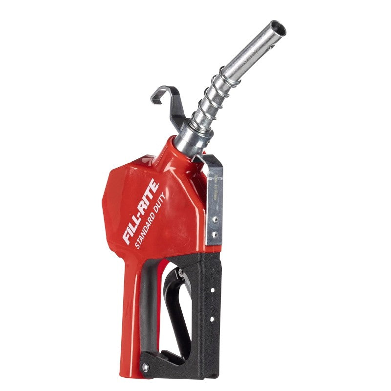 Fill-Rite SD SDN075RAN Automatic Gasoline Spout Nozzle, 3/4 in, NPT, 14.5 gpm, Cast Aluminum, Red
