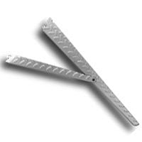 Knape & Vogt HEAVYWEIGHT 0203-14PM Support Bracket, Platinum, Steel