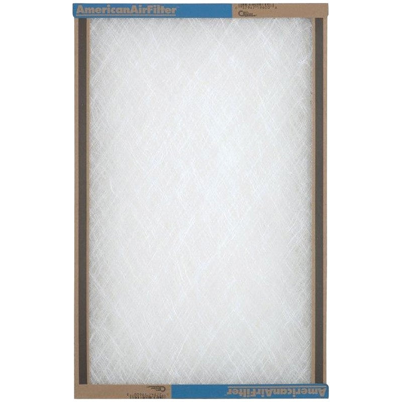 AAF 220-600-051 Air Filter, Disposable, 1 in Thick, 25 in L, 16 in W, Chipboard Frame (Pack of 12)