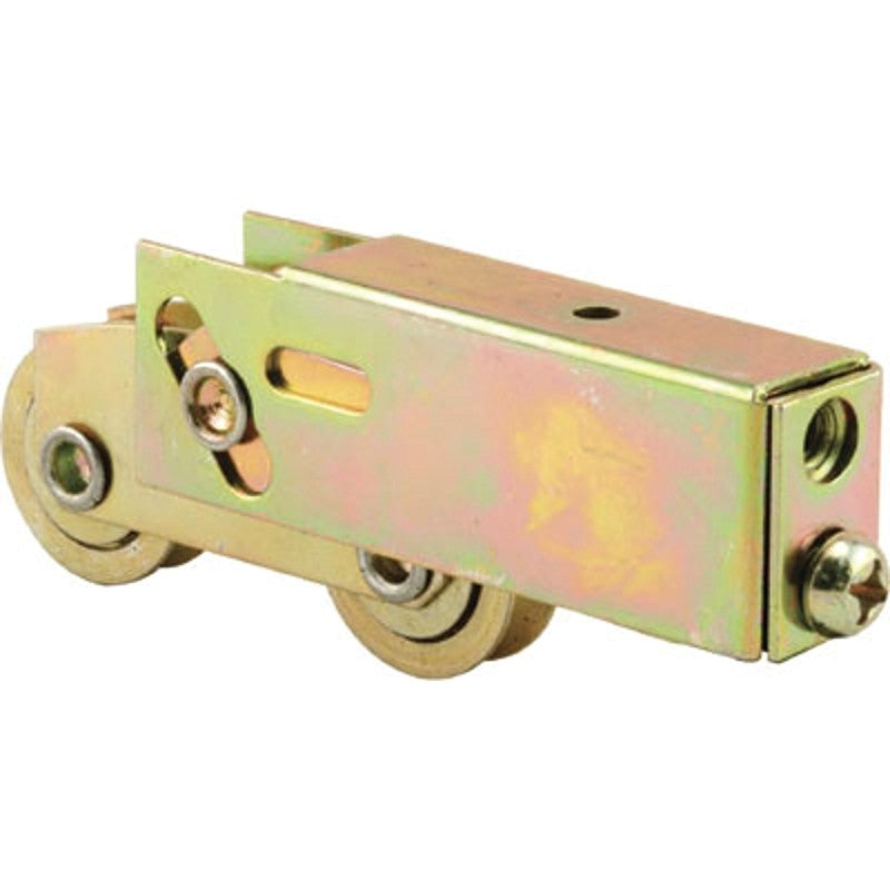 Prime-Line D 1735 Roller Assembly, 3-1/8 in L x 11/16 in W x 1-1/32 in H Dimensions, 1-1/4 in Dia Roller, Steel