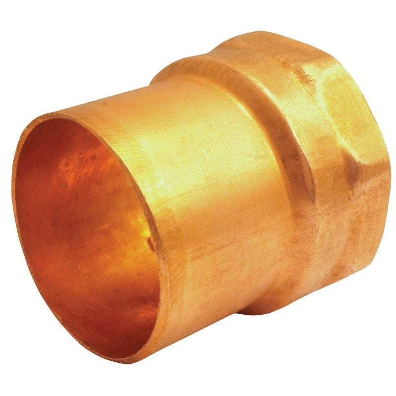 Elkhart Products 103-2 Series 30236 Street Pipe Adapter, 1/2 in, FTG x Female, Copper