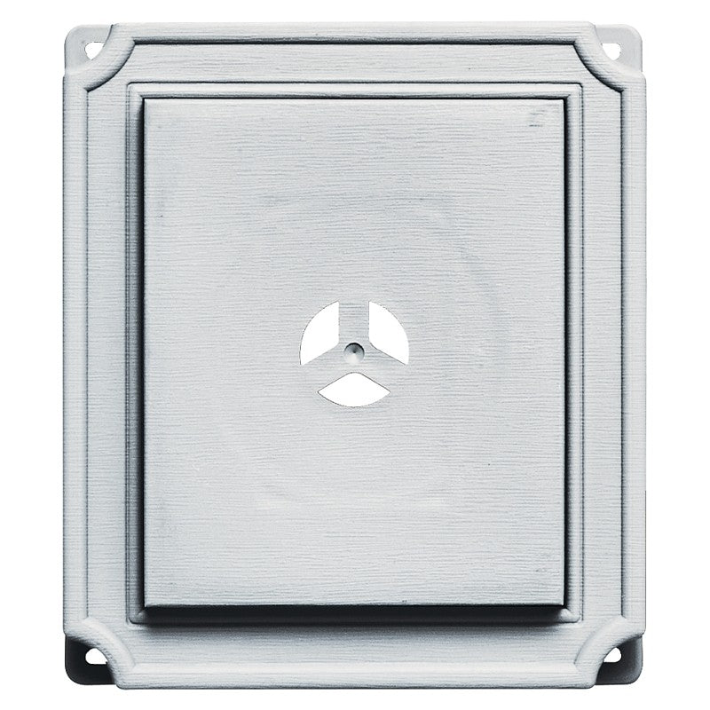 Builders Edge ORIGINAL MOUNTMASTER Series 130010001001 Mounting Block, 8 in L, 7 in W, Fiber Cement, White