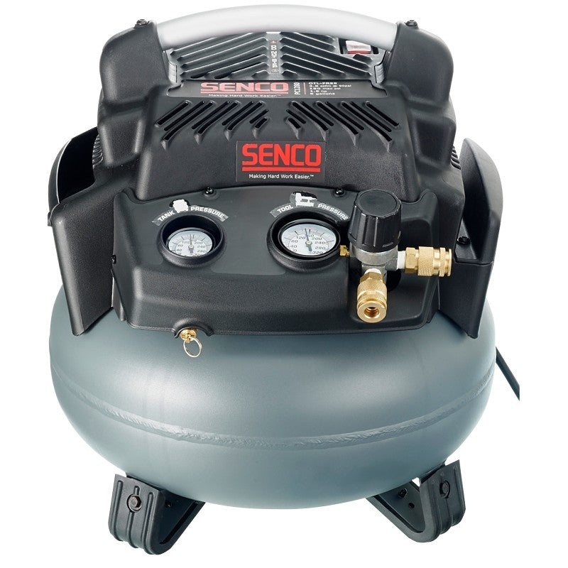 Senco PC1280 Air Compressor, 17 in L x 16.31 in W x 18 in H Dimensions, Tool Only, 6 gal Tank, 1.5 hp, 115 V