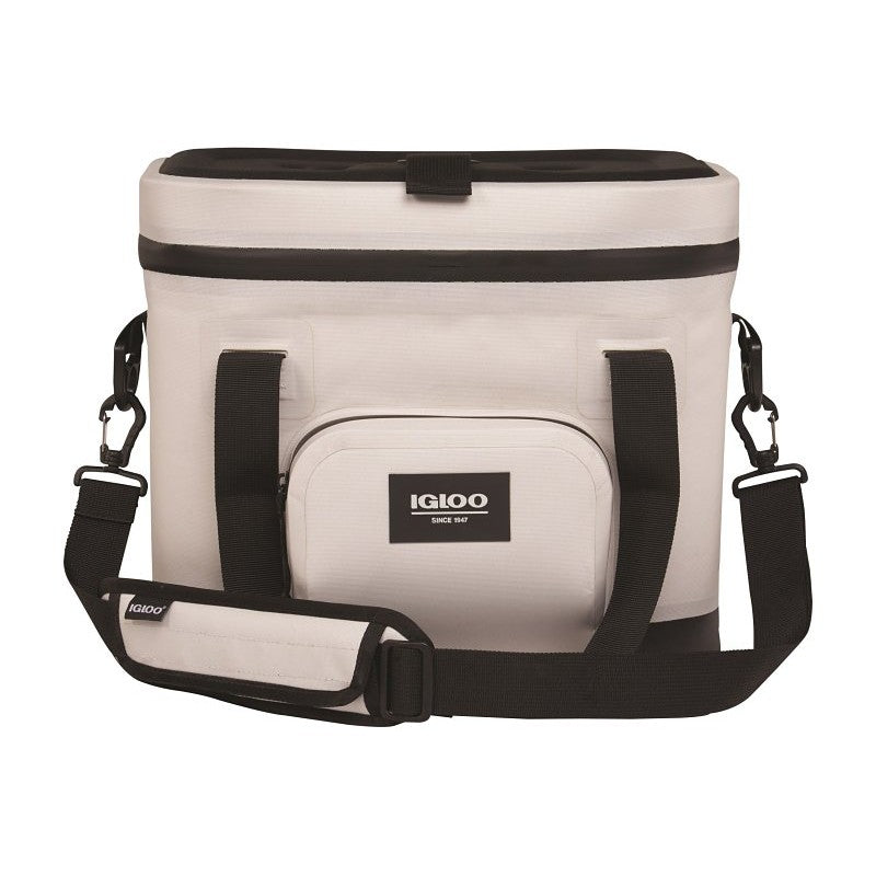 Igloo Trailmate Series 0062200 Heavy-Duty Cool Bag, 30 cm L, 37 cm W, 12 qt, EVA/HDPE/Polyester, Bone, Zipper