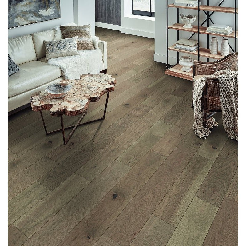 Healthier Choice Flooring HCE603D04 Flooring Plank, 1-1/2 to 6 ft L, 6-1/2 in W, Micro Bevel Edge, Hickory Wood