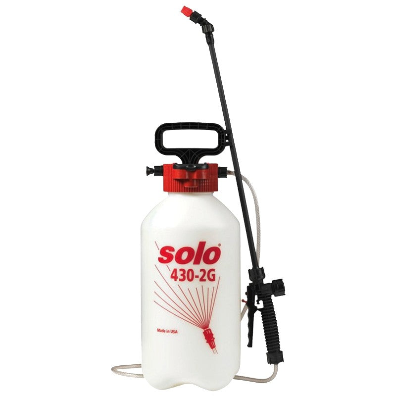 Solo 430-2G Handheld Sprayer, 2 gal Tank, HDPE Tank, 4 ft L Hose