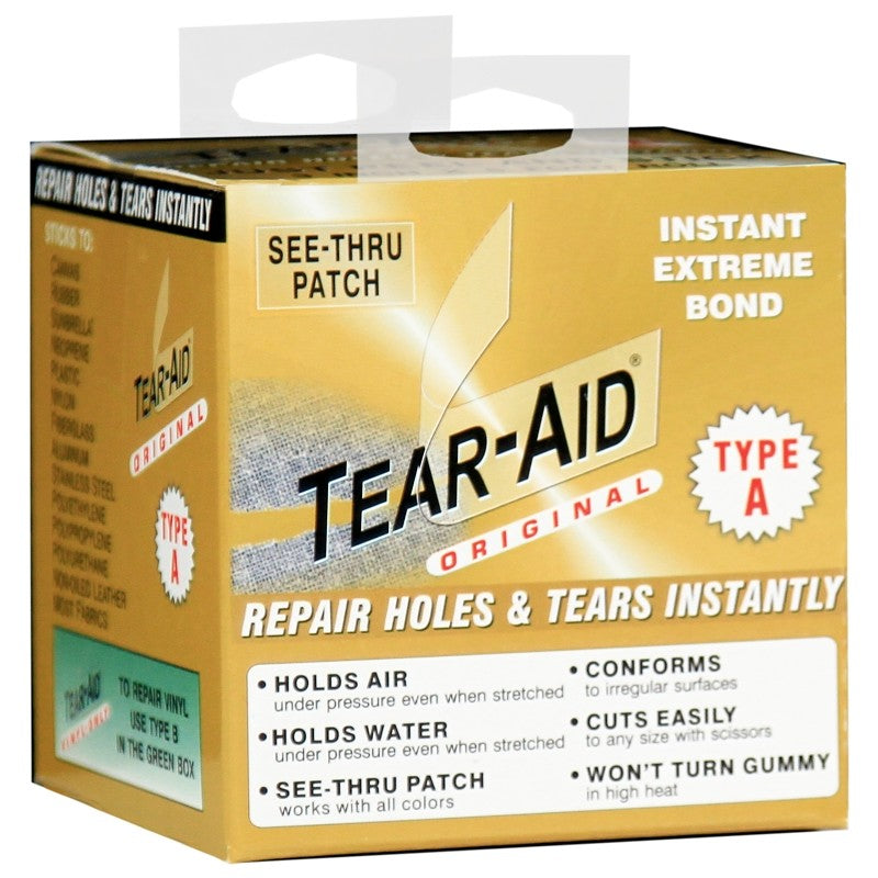 Tear-Aid D-ROLL-A-20 Fabric Repair Kit, Clear