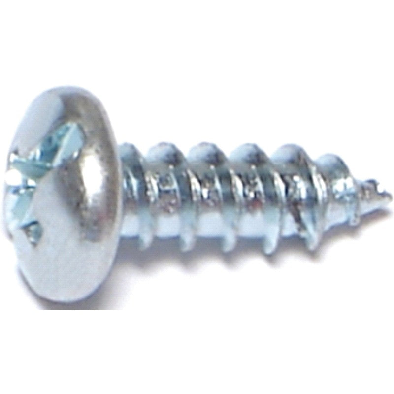 Midwest Fastener 03175 Screw, #8 Thread, Coarse Thread, Pan Head, Diamond Point, 100/PK, 1/2 in L Under Head