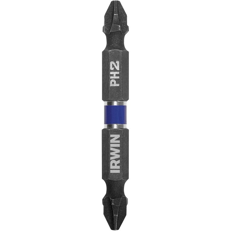 Irwin 1870983 Power Bit, #2 Drive, Phillips Drive, 1/4 in Shank, Hex Shank, 2-3/8 in L, High-Grade Steel