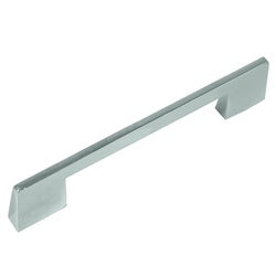 Laurey Contempo Series 75026 Cabinet Pull, 112 mm L Handle, 35 mm H Handle, Zinc, Polished Chrome