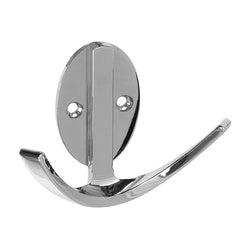 Modern Double Robe Hook 3 Inch Chrome
