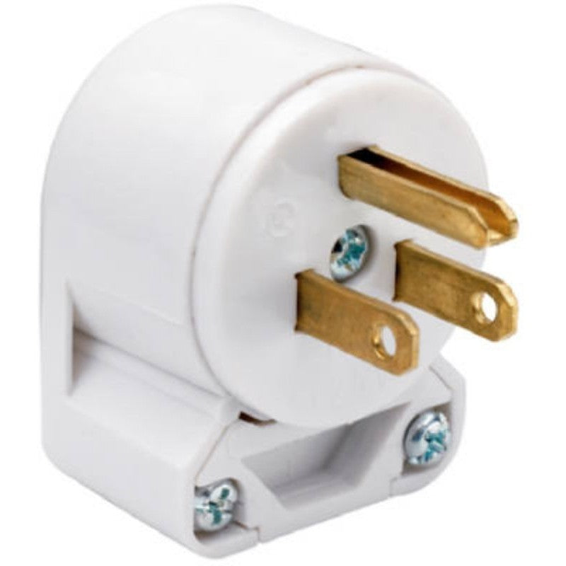 Legrand 4867ANWCC10 Electrical Plug, 2 -Pole, 15 A, 125 V, NEMA: NEMA 5-15P, White