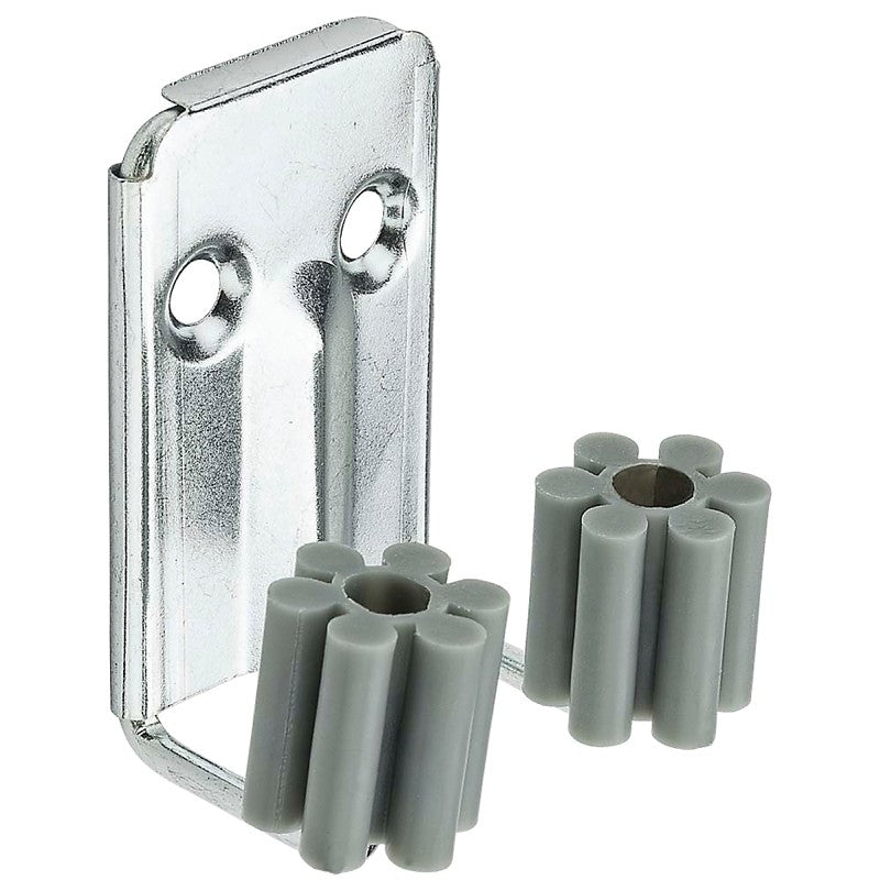 National Hardware V2214 N112-018 Broom Clip, 5 lb, Screw Mounting, Steel, Zinc