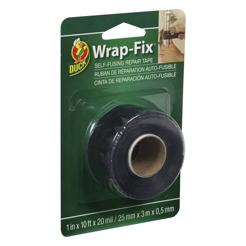 Duck 442055 Electrical Tape, 10 ft L, 1 in W, Black