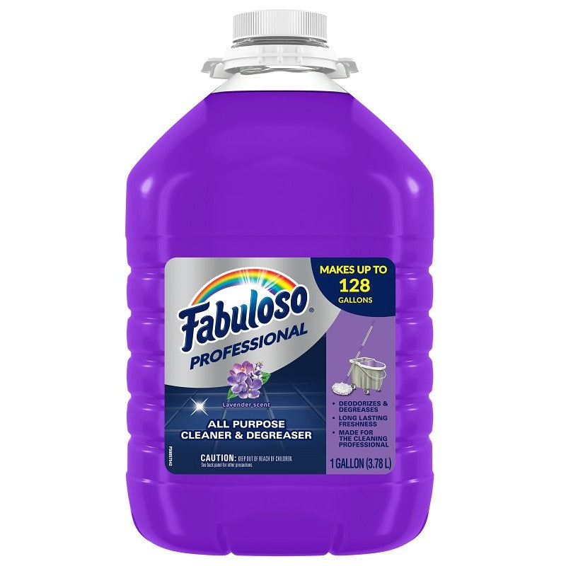 Fabuloso US05253A All-Purpose Cleaner, 1 gal, Liquid, Lavender, Purple (Pack of 4)