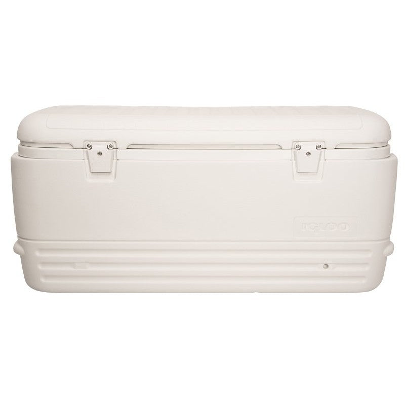 Igloo Polar Series 0044577 Chest Cooler, 120 qt Cooler, HDPE, White, 5 days Ice Retention