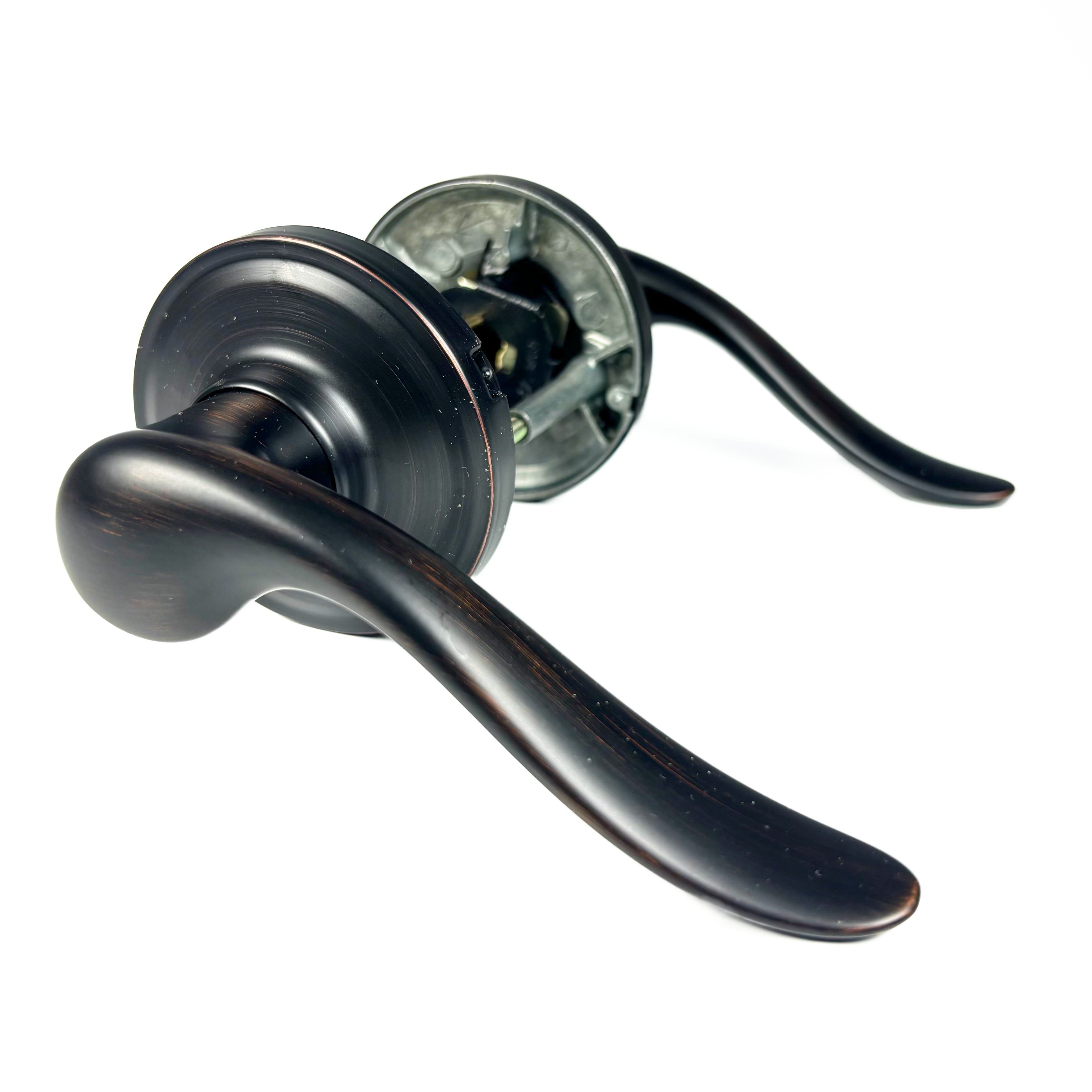 Hall and Closet Passage Leverset Toluca Venetian Bronze