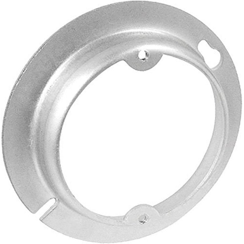 Southwire 54C3-UPC Fixture Ring, 1/2 in L, 4 in W, Round, Steel, Silver, Galvanized