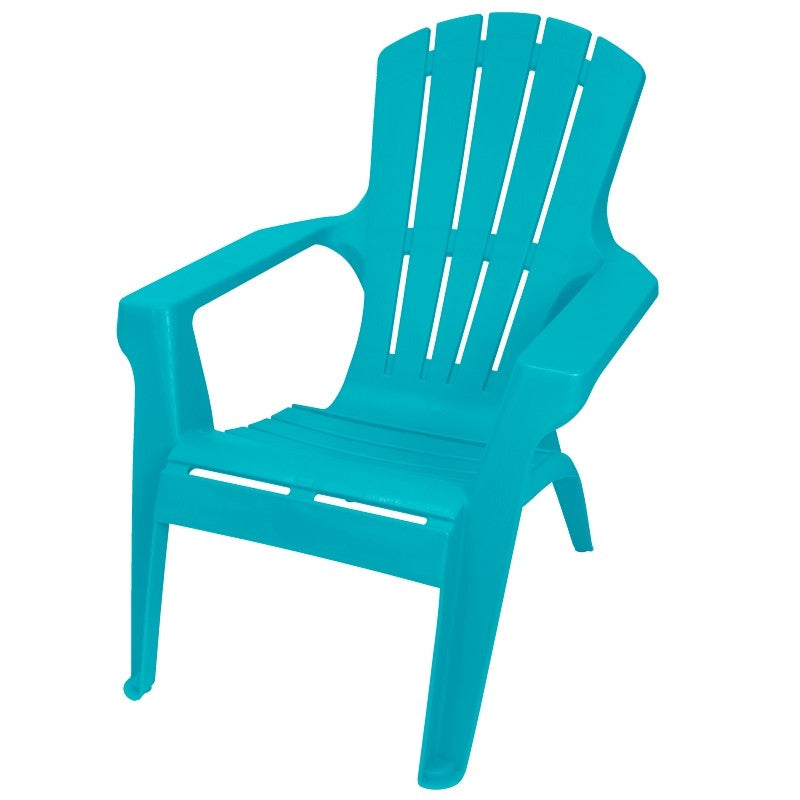 Gracious Living Adirondack II 11611-26ADI Adirondack Chair, 35-1/4 in D, 33-1/2 in H, Resin Seat, Intense Teal Frame