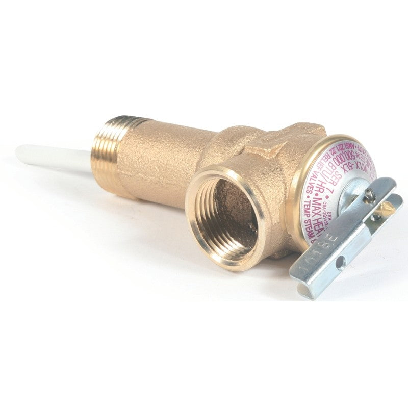 Camco USA 10493 Relief Valve, 3/4 in, Brass Body