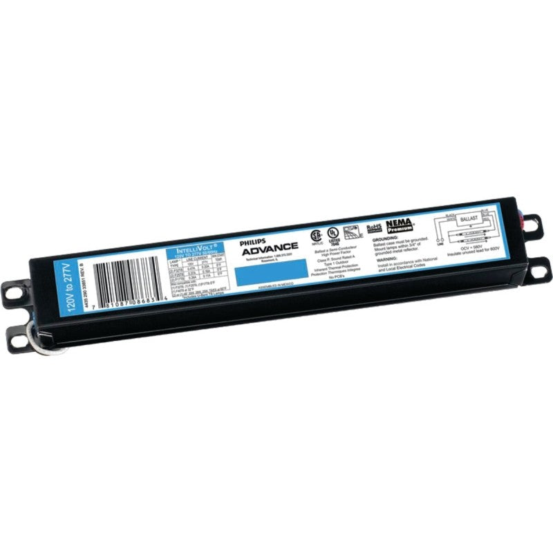 Philips Advance Optanium Series IOP2P59N35I Electronic Ballast, 120/277 V, 111 to 113 W, 2-Lamp